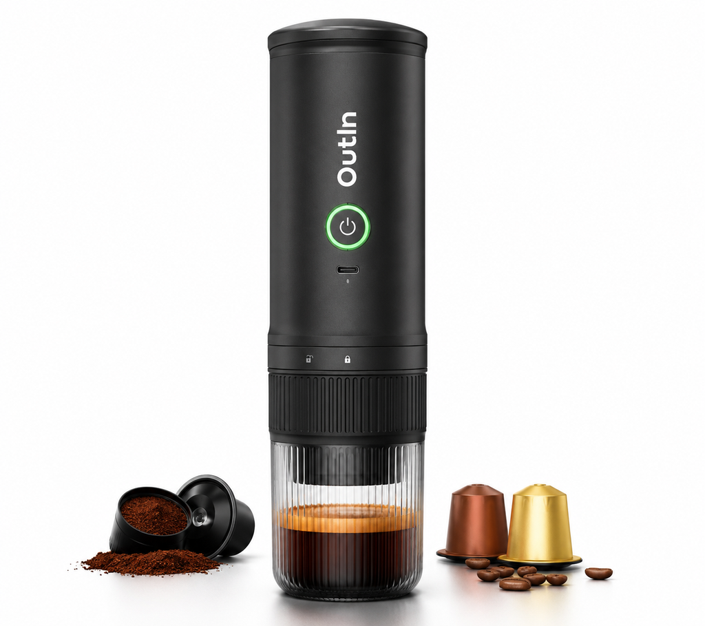 Best-selling Portable Convenient Home and Out Universal Electronic Rechargeable Capsule Coffee Maker